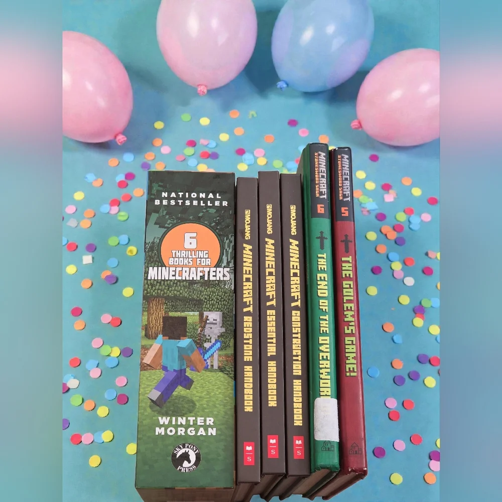 Huge 10 mosty new Minecraft lot of bestseller books gamers heaven! Lot